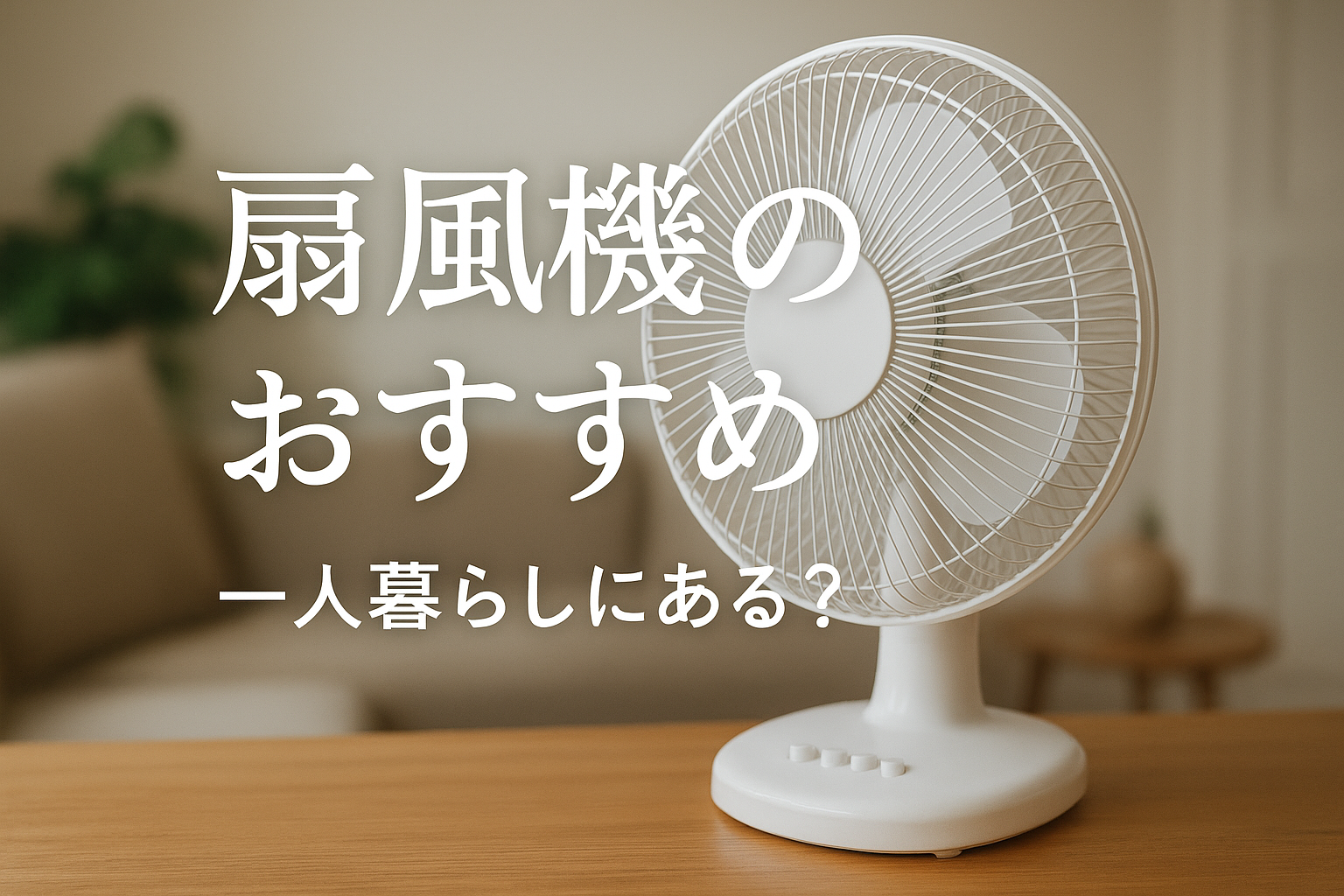 扇風機のおすすめって一人暮らし用にある?