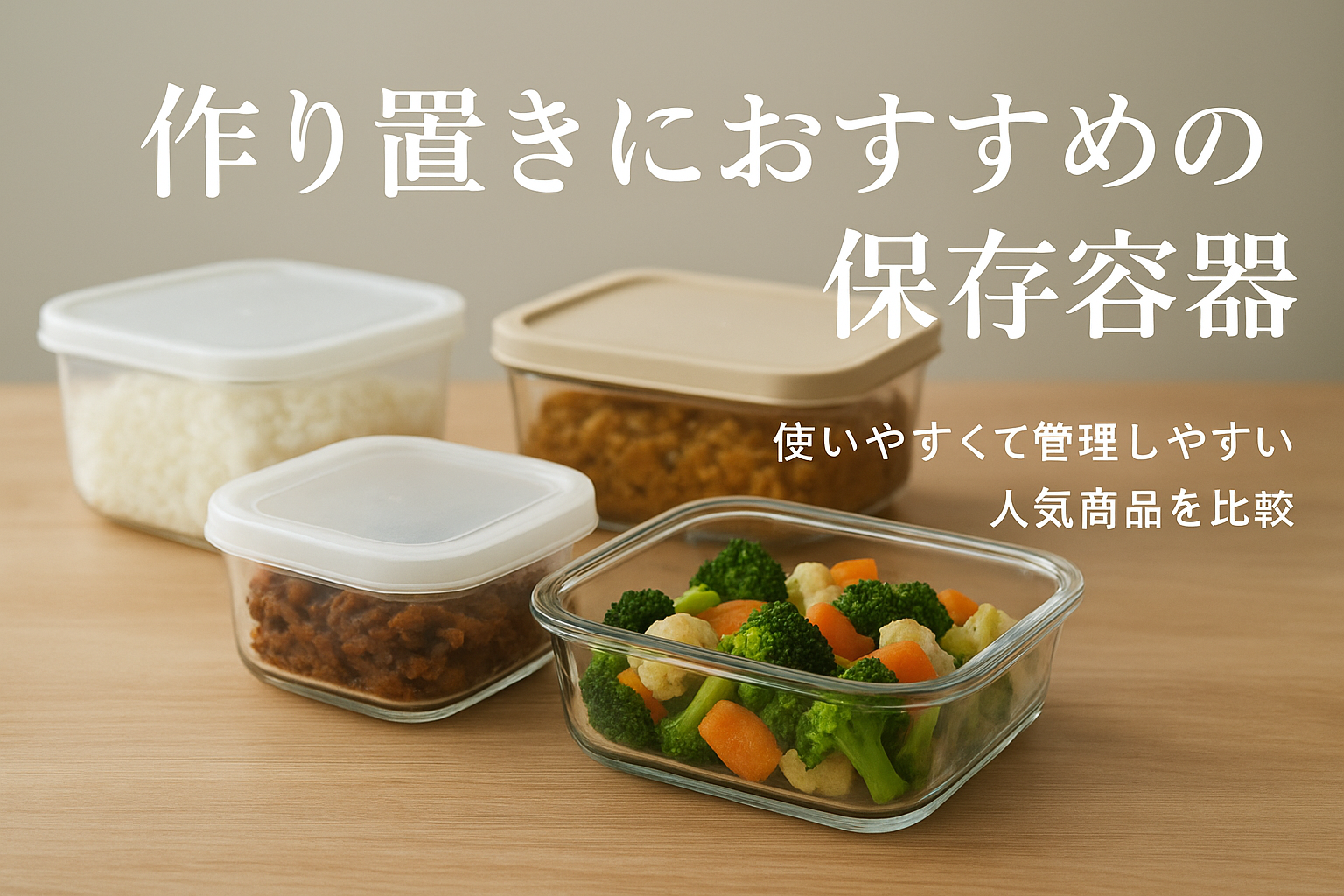 作り置きにおすすめの保存容器｜使いやすくて管理しやすい人気商品を比較