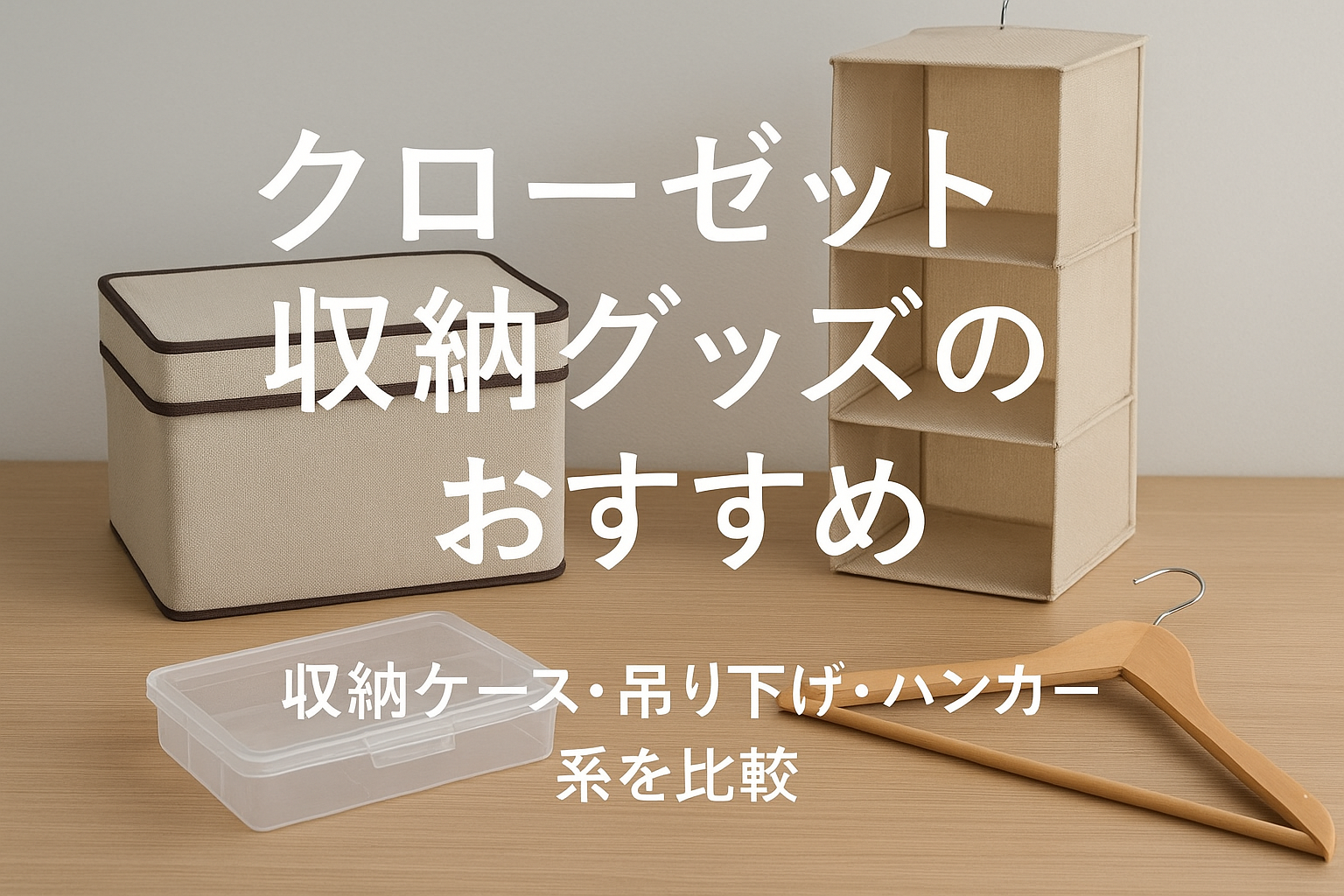 クローゼット収納グッズのおすすめ｜収納ケース・吊り下げ・ハンガー系を比較