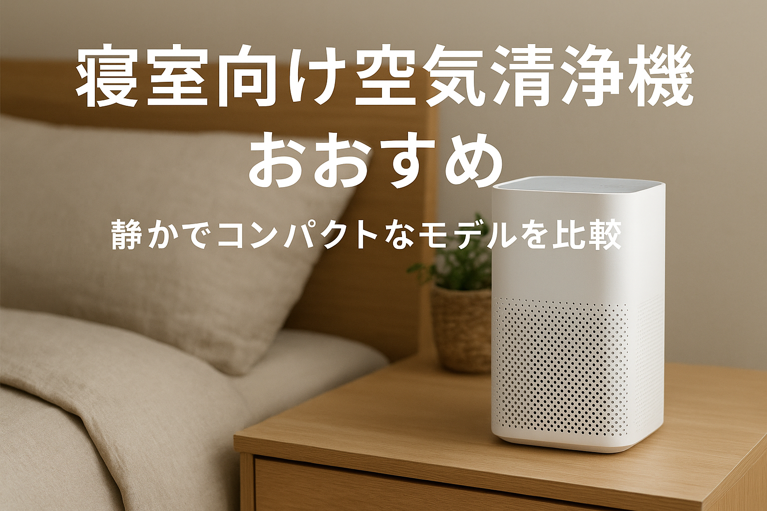寝室向け空気清浄機のおすすめ｜静かでコンパクトなモデルを比較