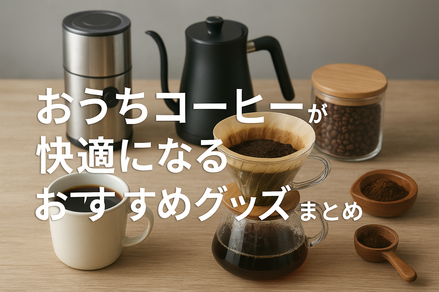 おうちコーヒーが快適になるおすすめグッズまとめ