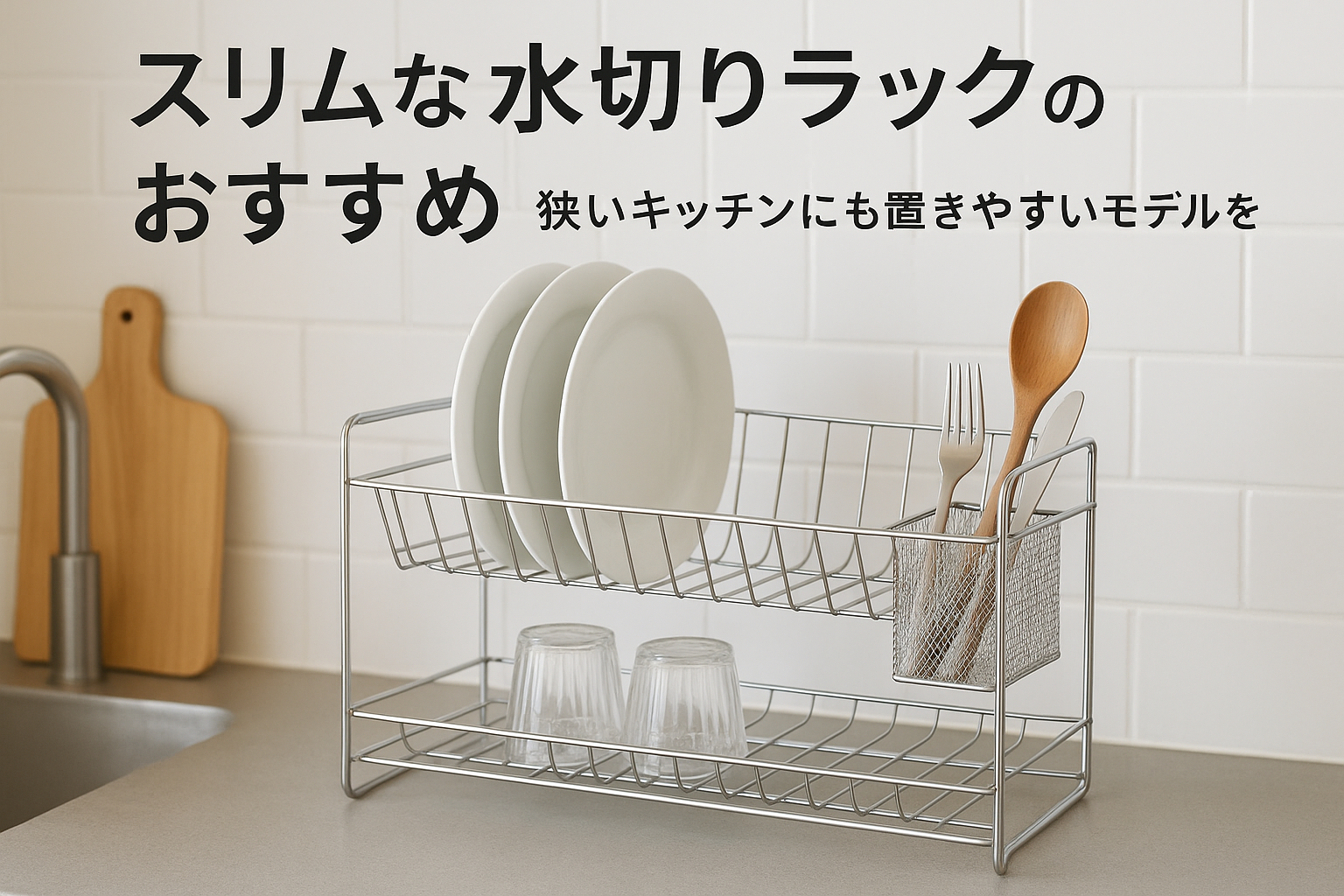 スリムな水切りラックのおすすめ｜狭いキッチンにも置きやすいモデルを比較