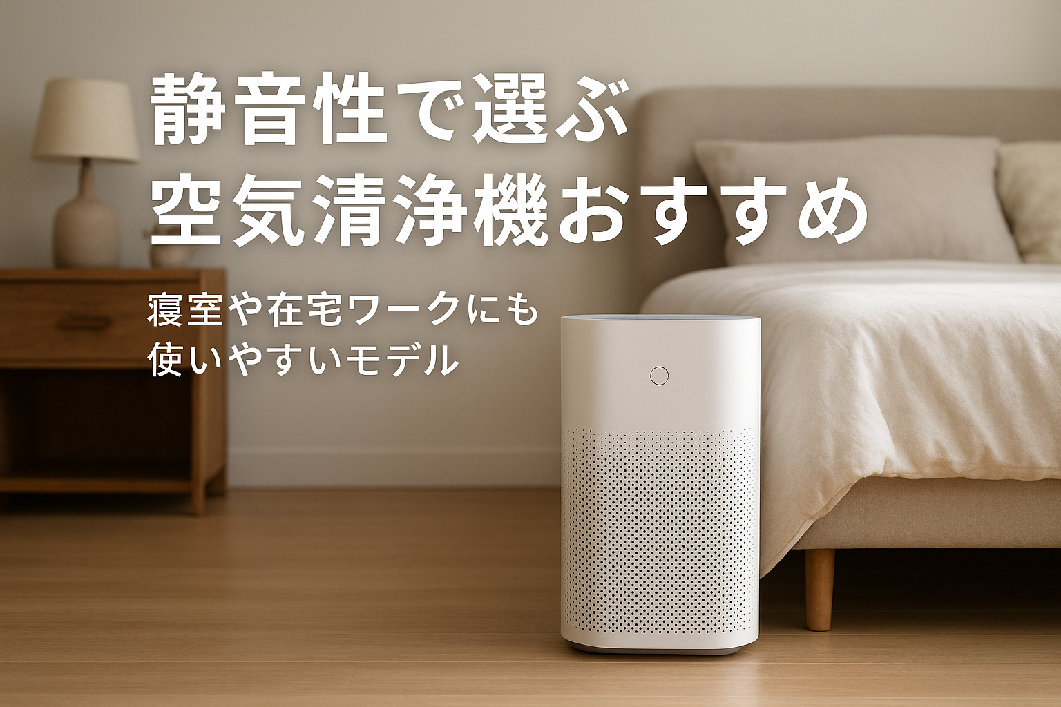 静音性で選ぶ空気清浄機おすすめ｜寝室や在宅ワークにも使いやすいモデル