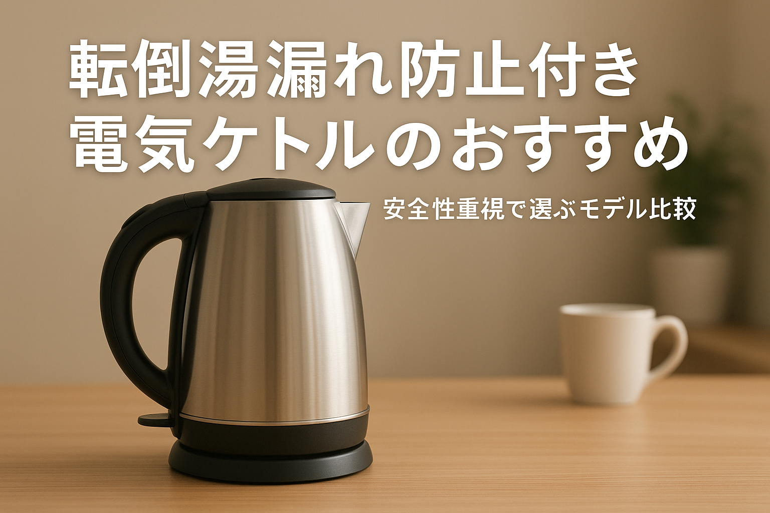 転倒湯漏れ防止付き電気ケトルのおすすめ｜安全性重視で選ぶモデル比較