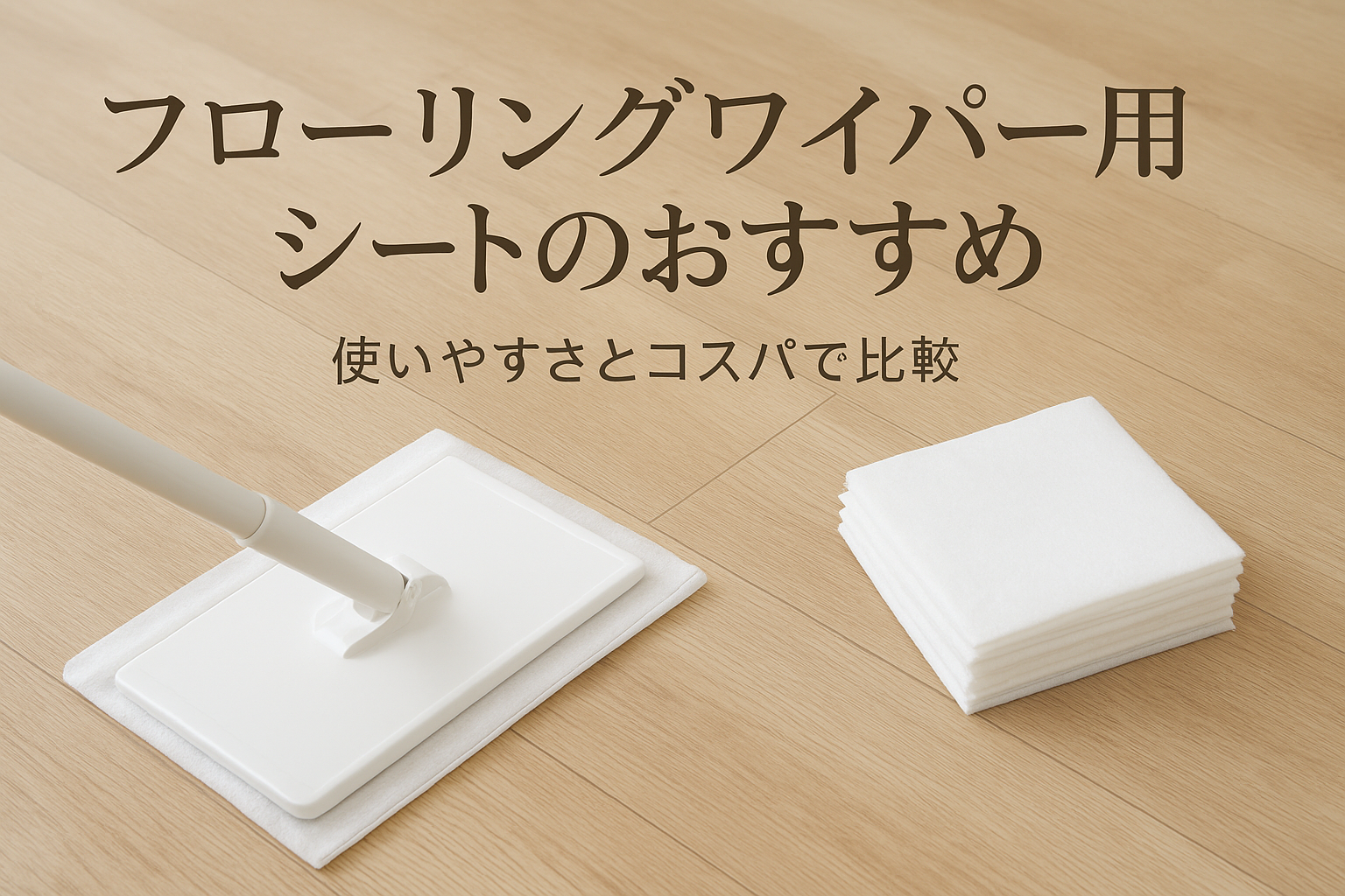フローリングワイパー用シートのおすすめ｜使いやすさとコスパで比較