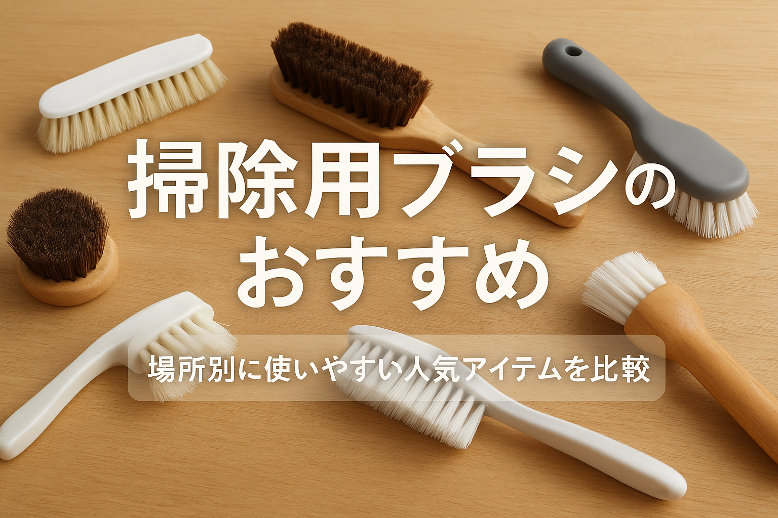 掃除用ブラシのおすすめ｜場所別に使いやすい人気アイテムを比較
