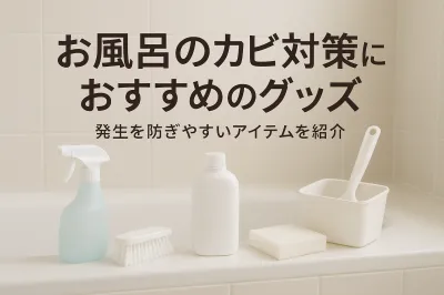 お風呂のカビ対策におすすめのグッズ｜発生を防ぎやすいアイテムを紹介