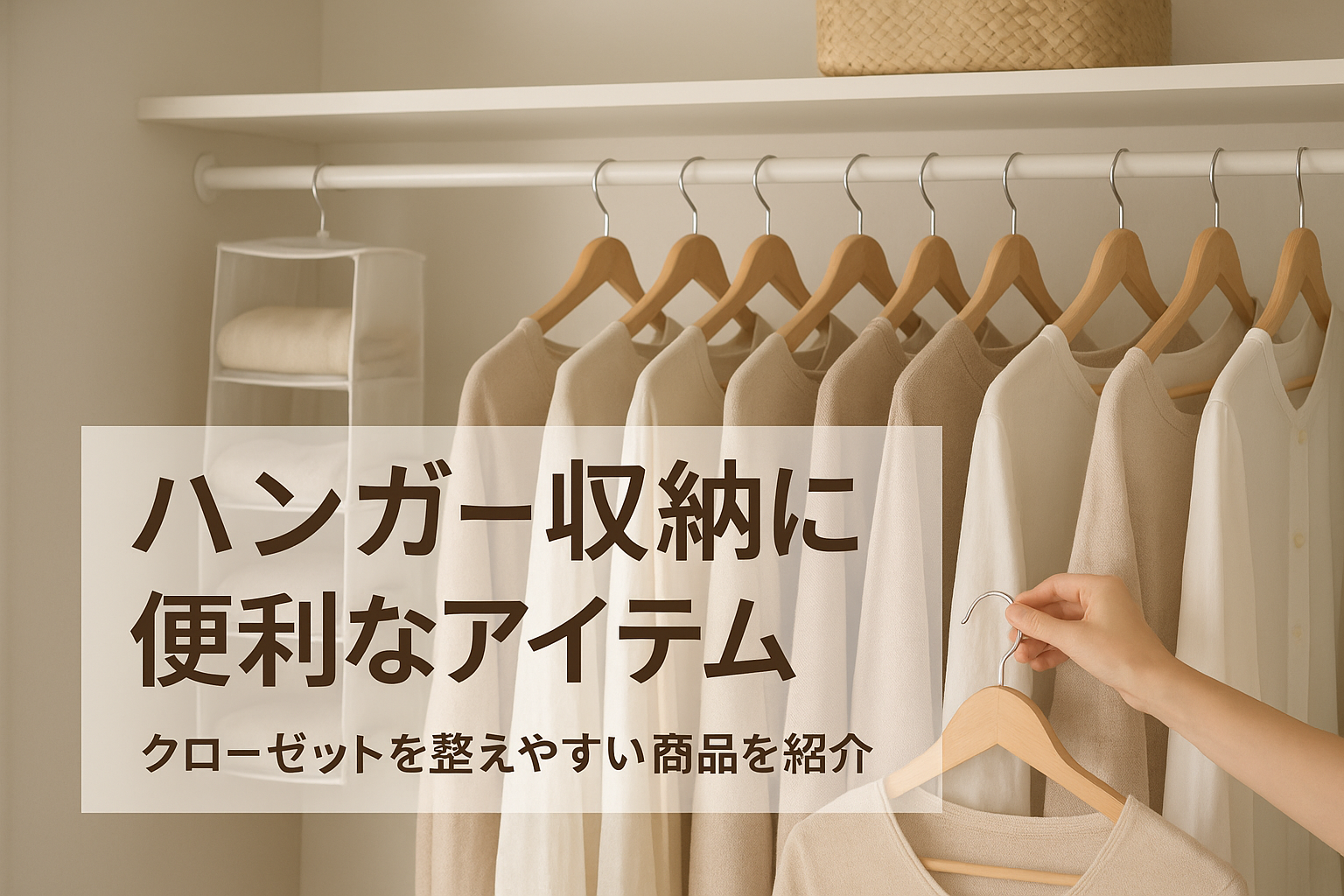 ハンガー収納に便利なアイテムおすすめ|クローゼットを整えやすい商品を紹介