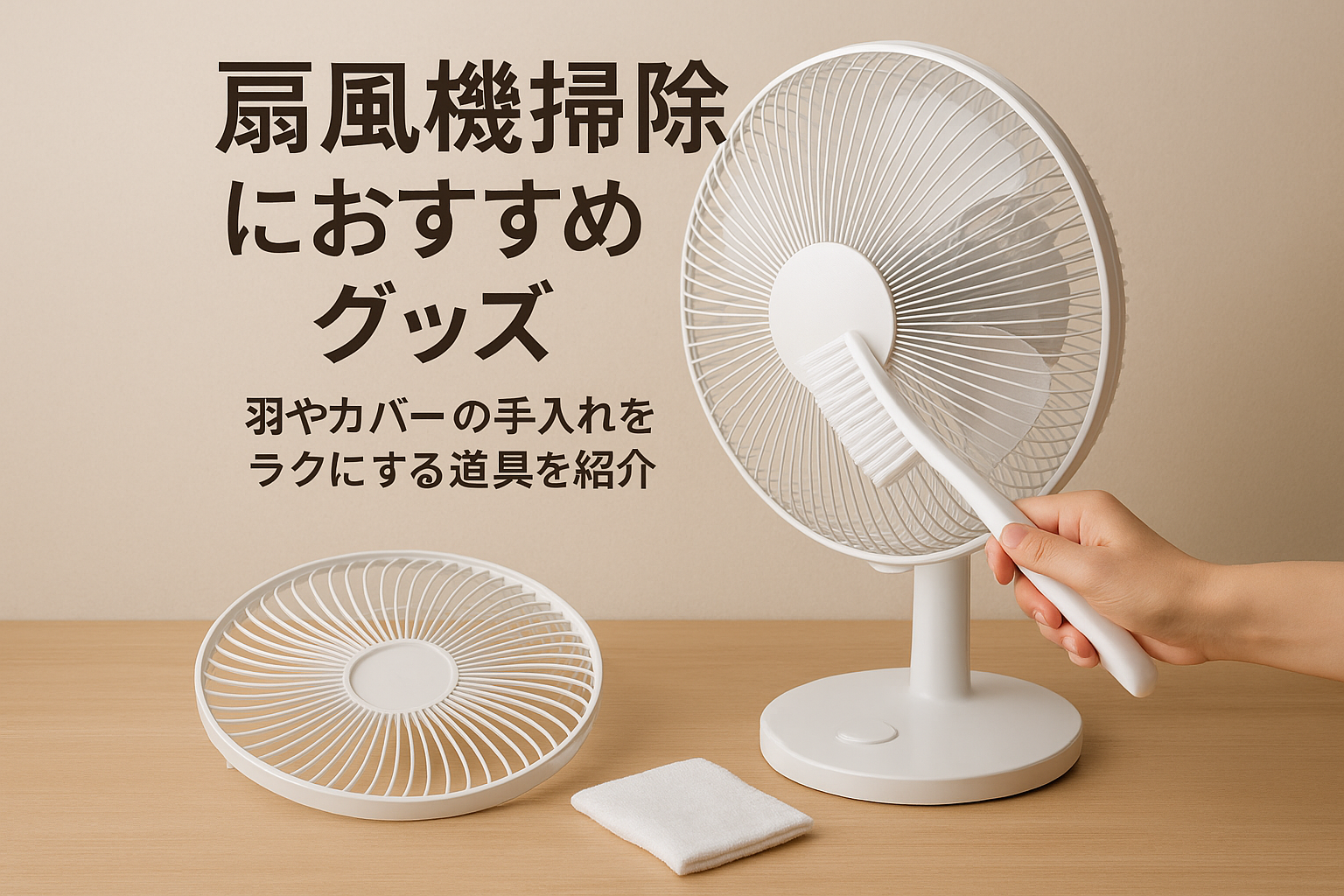 扇風機掃除におすすめのグッズ｜羽やカバーの手入れをラクにする道具を紹介