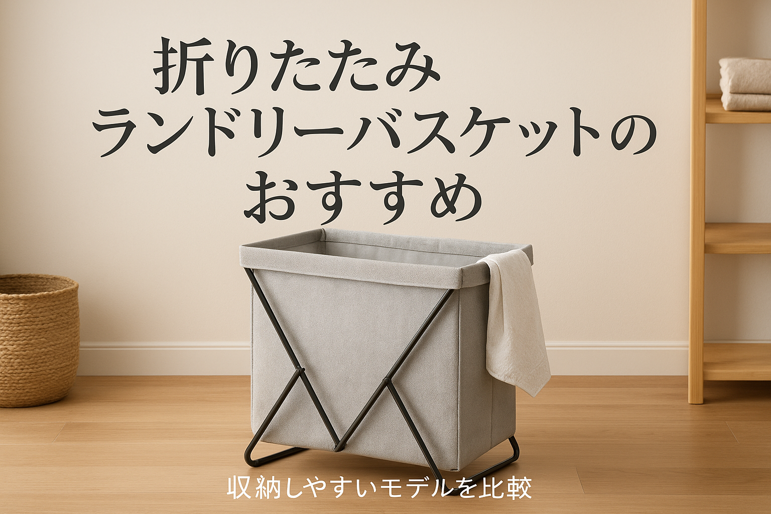 折りたたみランドリーバスケットのおすすめ|収納しやすいモデルを比較