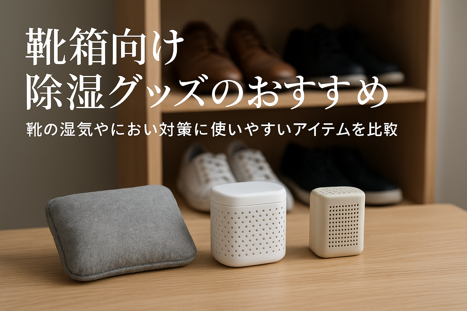 靴箱向け除湿グッズのおすすめ|靴の湿気やにおい対策に使いやすいアイテムを比較