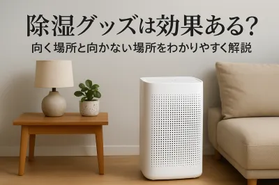 除湿グッズは効果ある？向く場所と向かない場所をわかりやすく解説