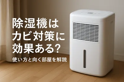 除湿機はカビ対策に効果ある？使い方と向く部屋を解説
