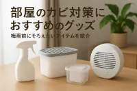 部屋のカビ対策におすすめのグッズ｜梅雨前にそろえたいアイテムを紹介