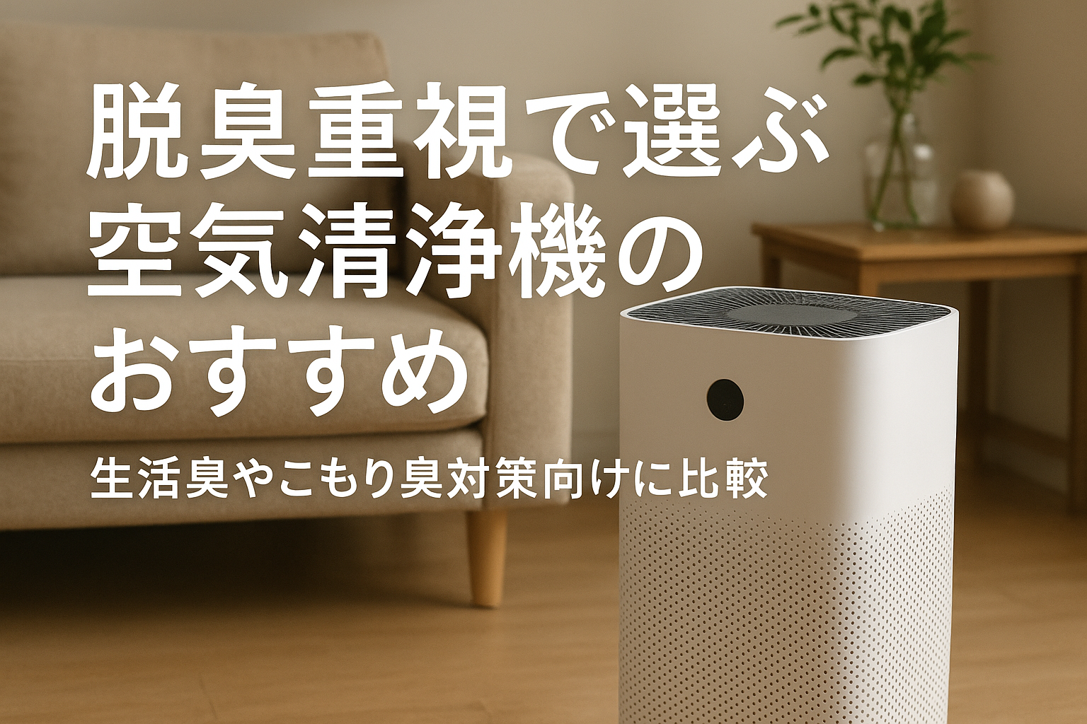 脱臭重視で選ぶ空気清浄機のおすすめ｜生活臭やこもり臭対策向けに比較