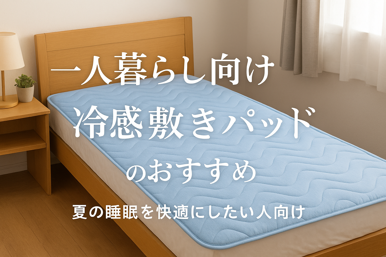 一人暮らし向け冷感敷きパッドのおすすめ｜夏の睡眠を快適にしたい人向けに比較