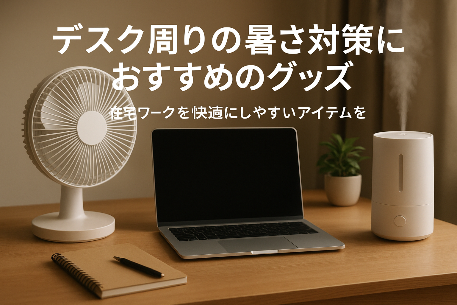 デスク周りの暑さ対策におすすめのグッズ｜在宅ワークを快適にしやすいアイテムを紹介