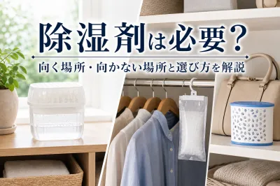 除湿剤は必要？向く場所・向かない場所と選び方を解説