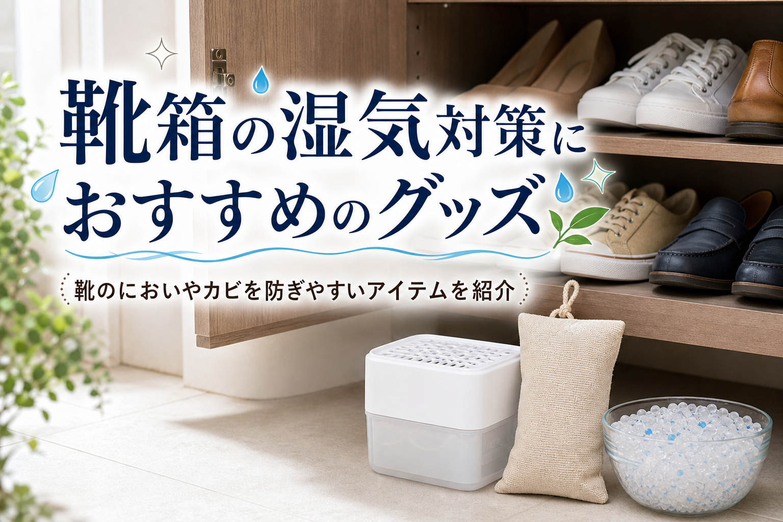 靴箱の湿気対策におすすめのグッズ｜靴のにおいやカビを防ぎやすいアイテムを紹介