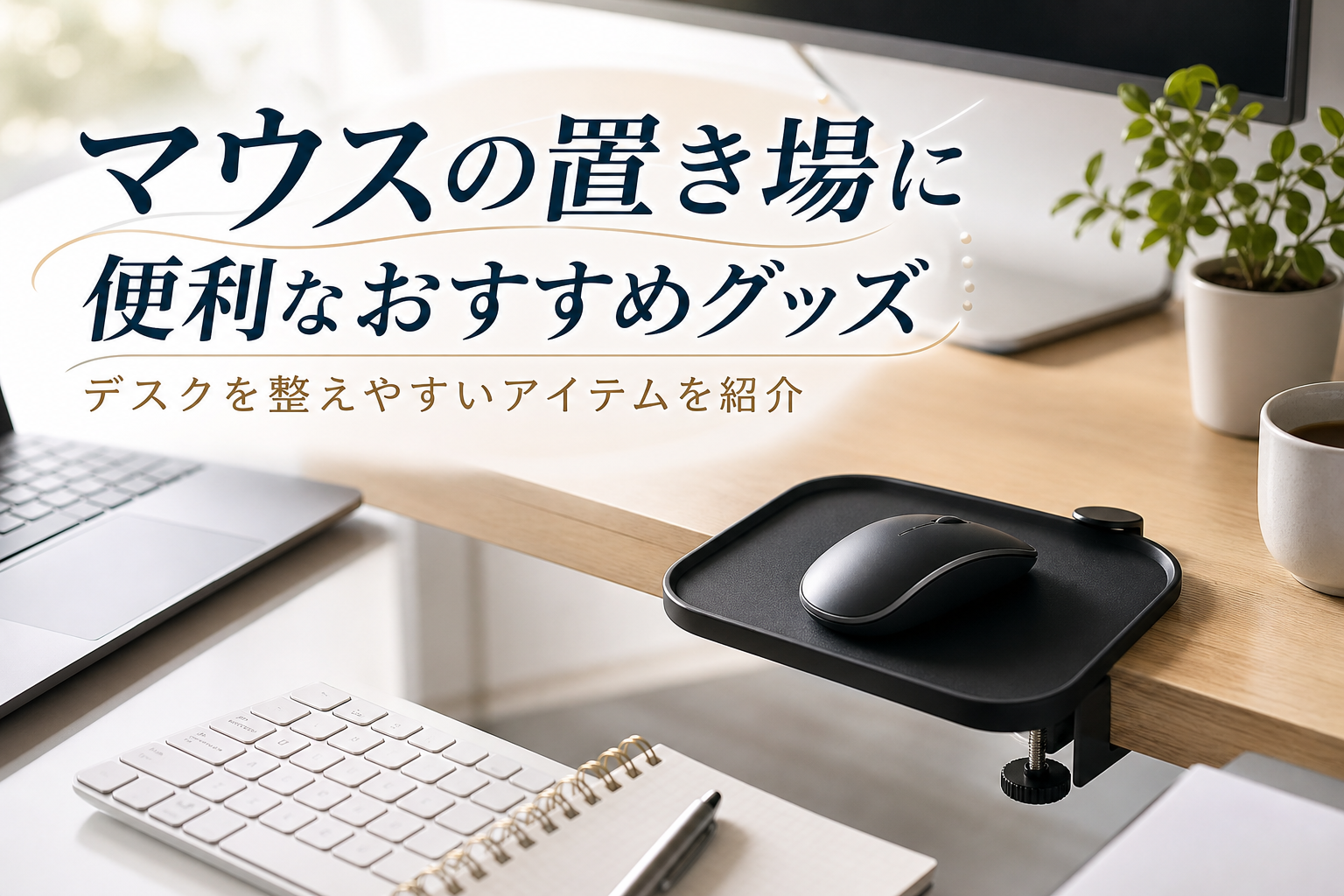 マウスの置き場に便利なおすすめグッズ｜デスクを整えやすいアイテムを紹介