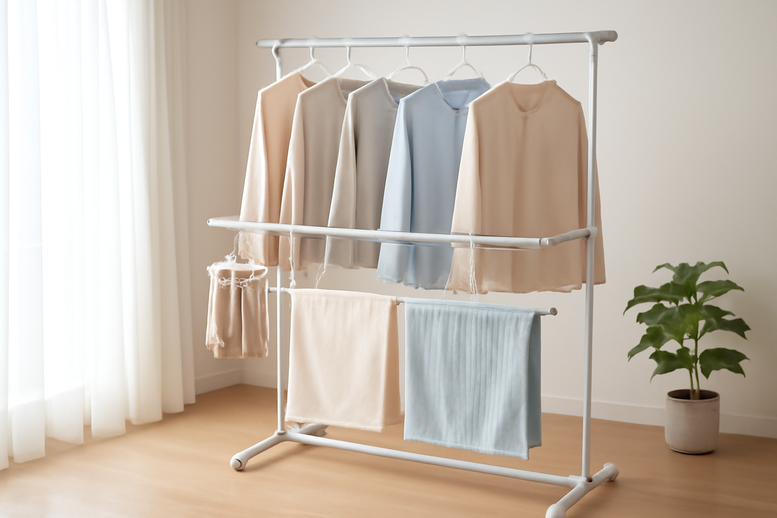 あなたにピッタリな室内物干しはこれ！