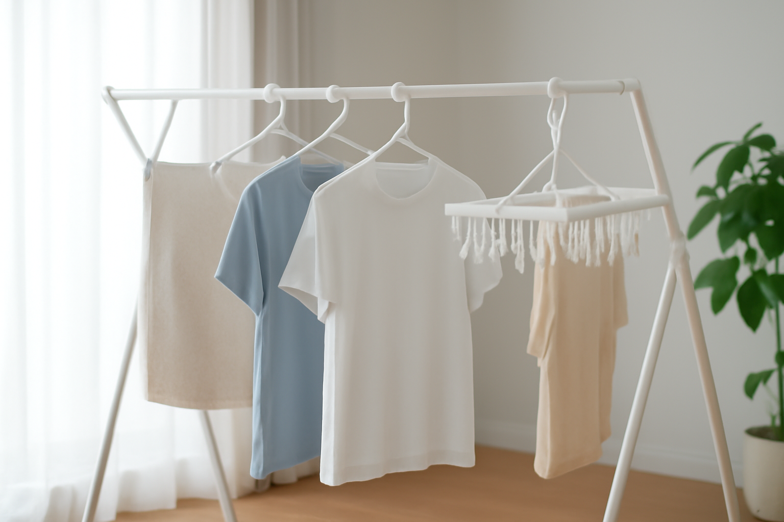 部屋干しを成功させるためのちょっとしたコツ！