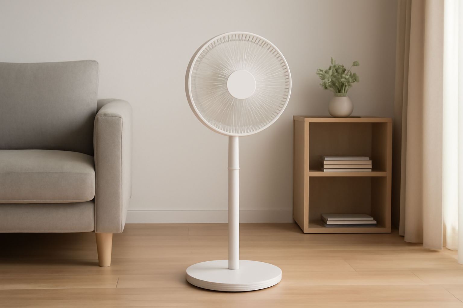 狭い部屋にはコンパクトなDCモーター搭載モデルがベスト!