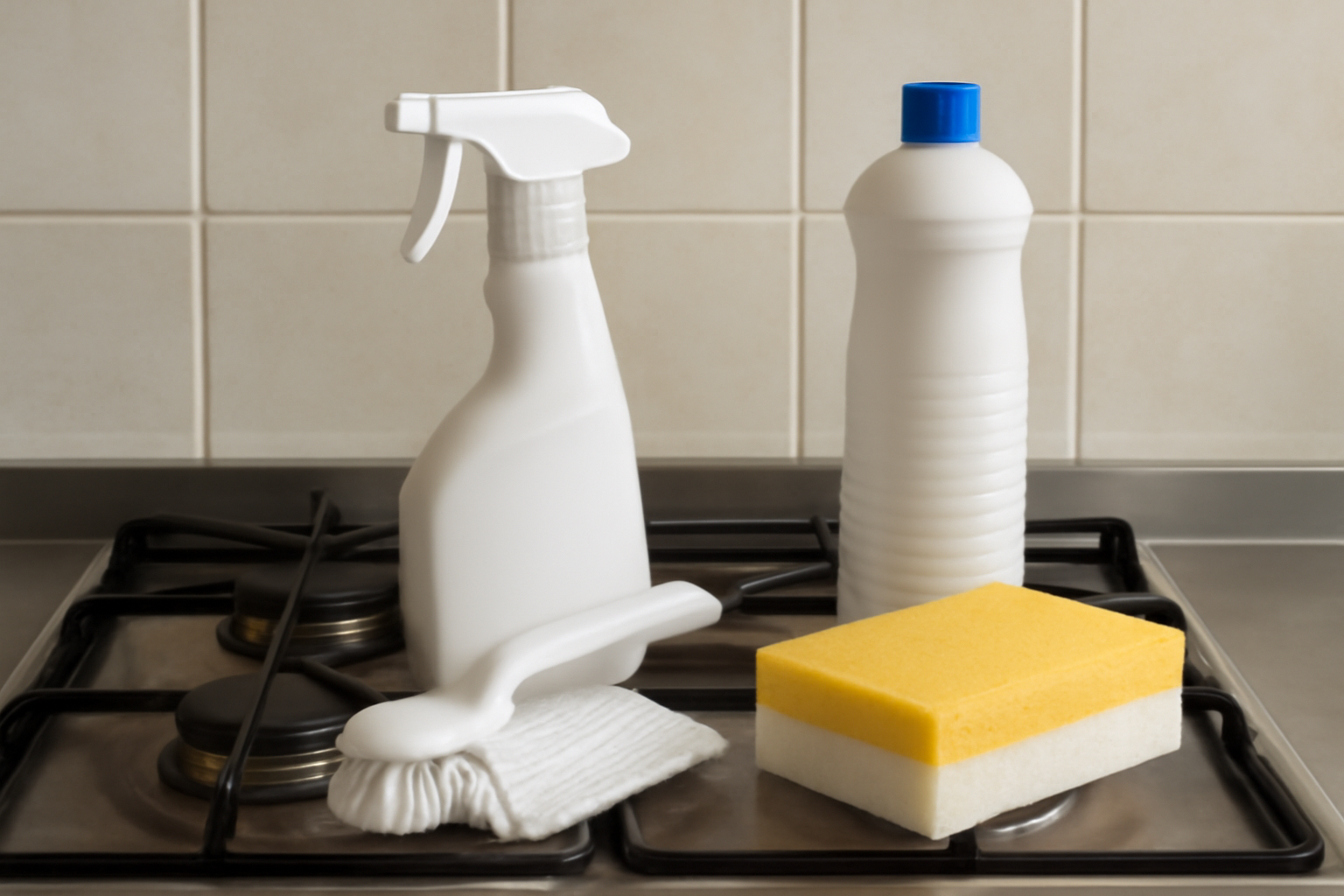 コンロ周りのベタベタ汚れには「アルカリ性」と「便利グッズ」の合わせ技が正解！