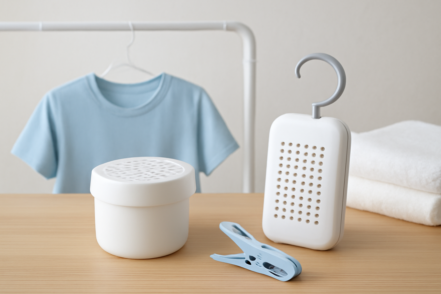 部屋干し臭の根本原因を断つ多機能グッズが効果的！