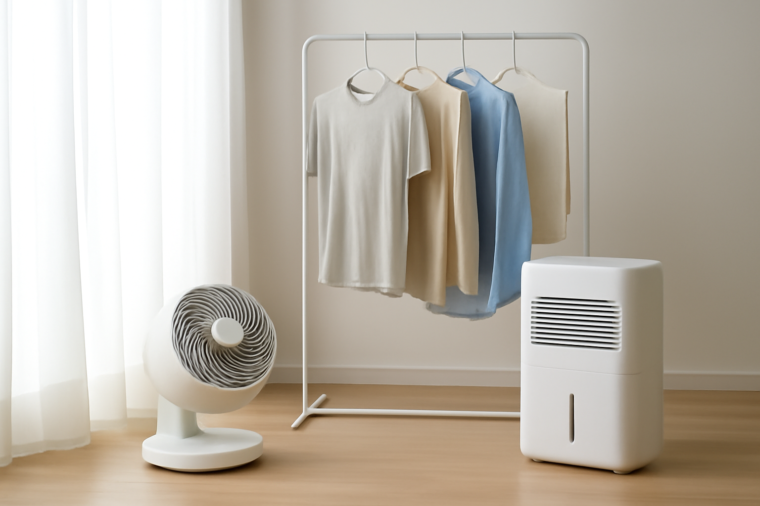 迷ったらこれ！サーキュレーターと除湿機の併用が最強コンビ