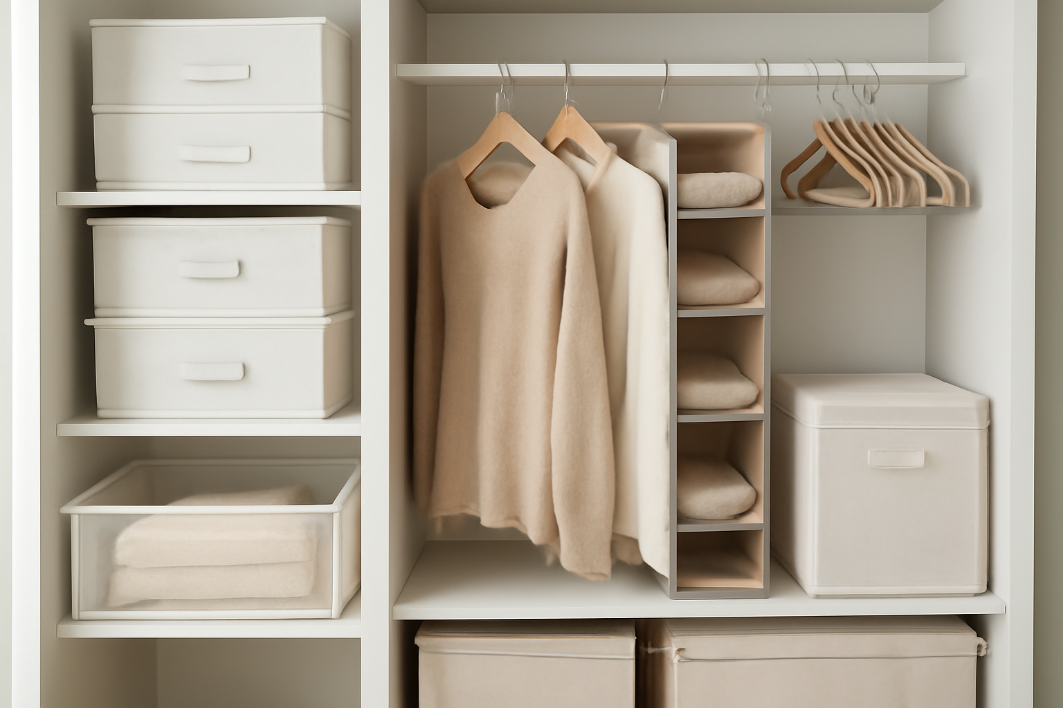 クローゼット収納を大成功させる秘訣は「場所別の使い分け」と「統一感」！