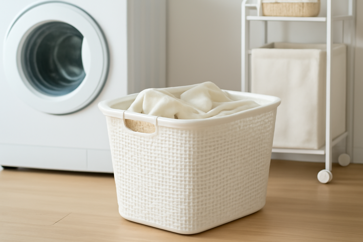 一人暮らしのランドリーバスケットは「省スペース設計」が大本命！