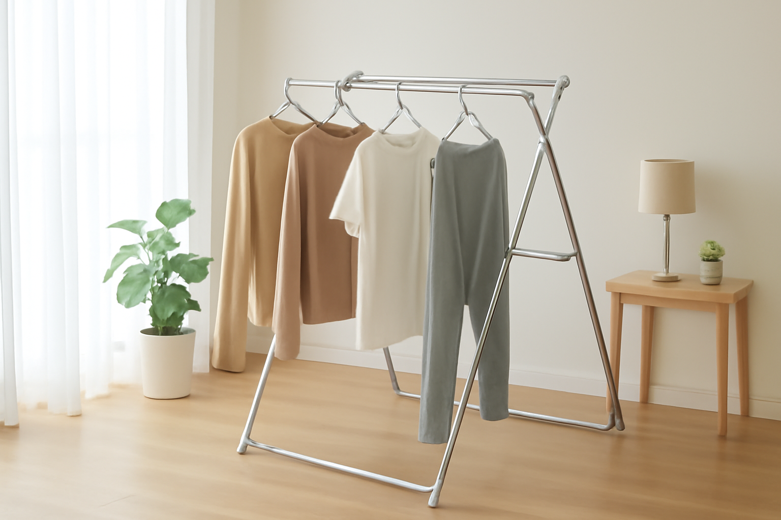 一人暮らしの部屋干しは「省スペース・折りたたみ式」が最強！