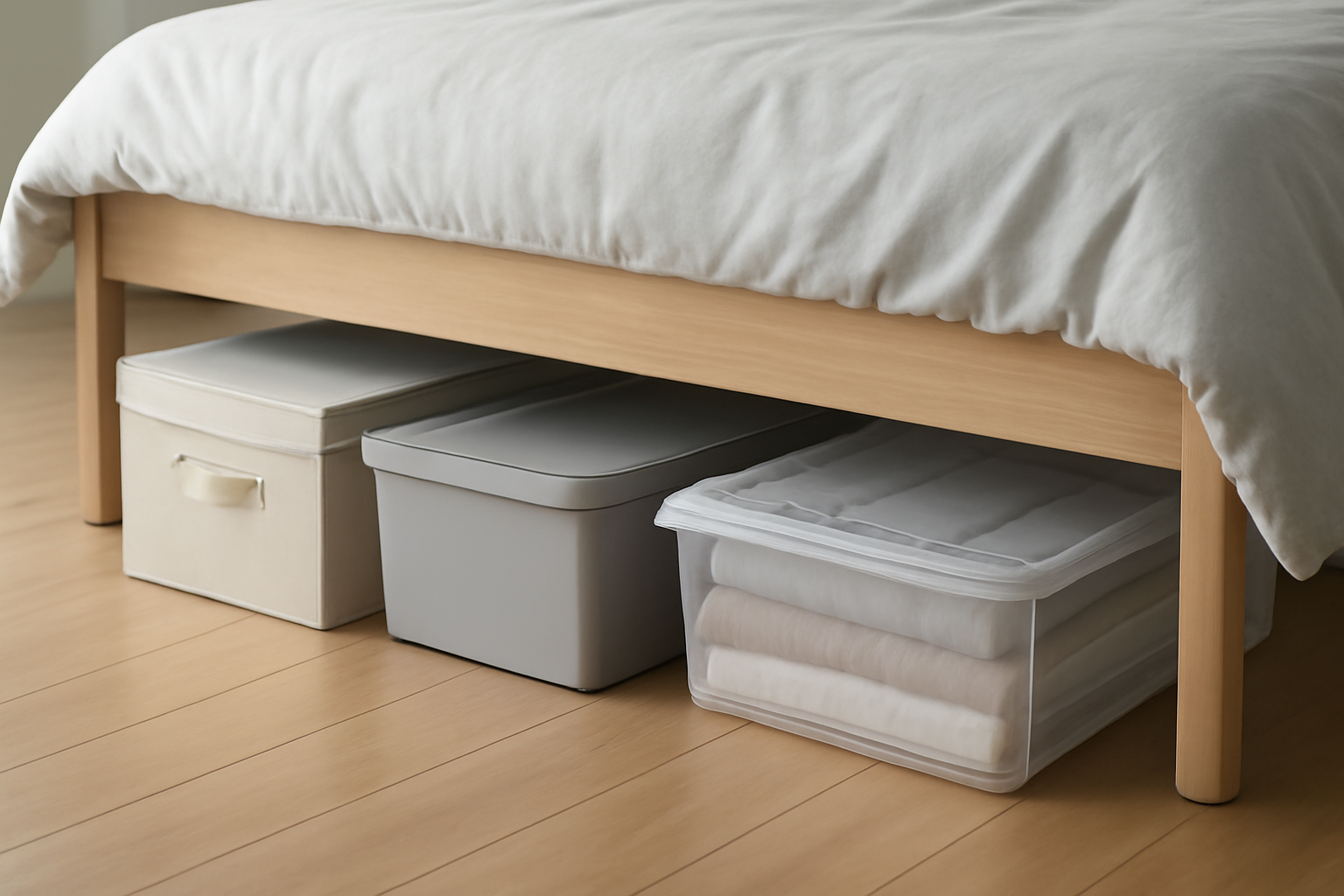 なぜベッド下収納専用のアイテムがおすすめなのか？