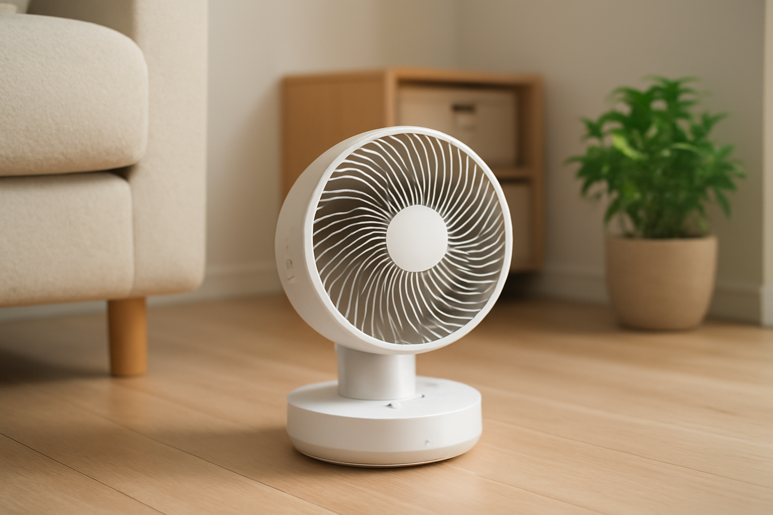 小部屋にはDCモーター搭載のコンパクトモデルがベスト！