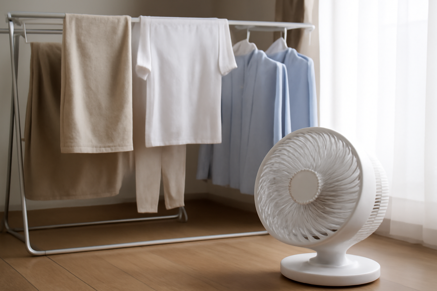 どうしてサーキュレーターが部屋干しに選ばれるの？