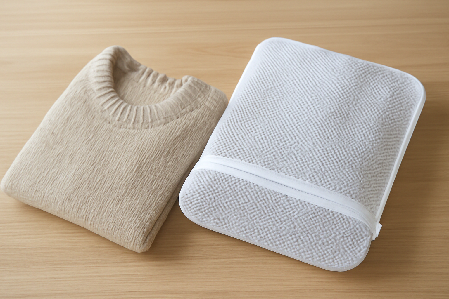 セーター洗いの成功の鍵は「専用ネット」と「正しい洗い方」にあり!