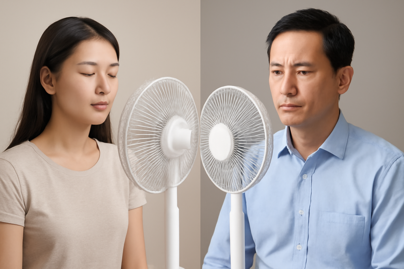 扇風機の首振りが「いる人」「いらない人」で分かれる理由