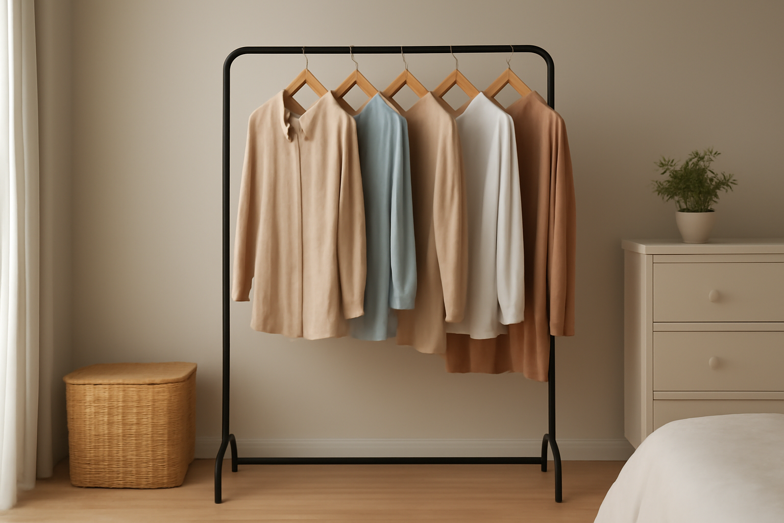 なぜ必要？一人暮らしの部屋にハンガーラックがあると便利な理由とは？