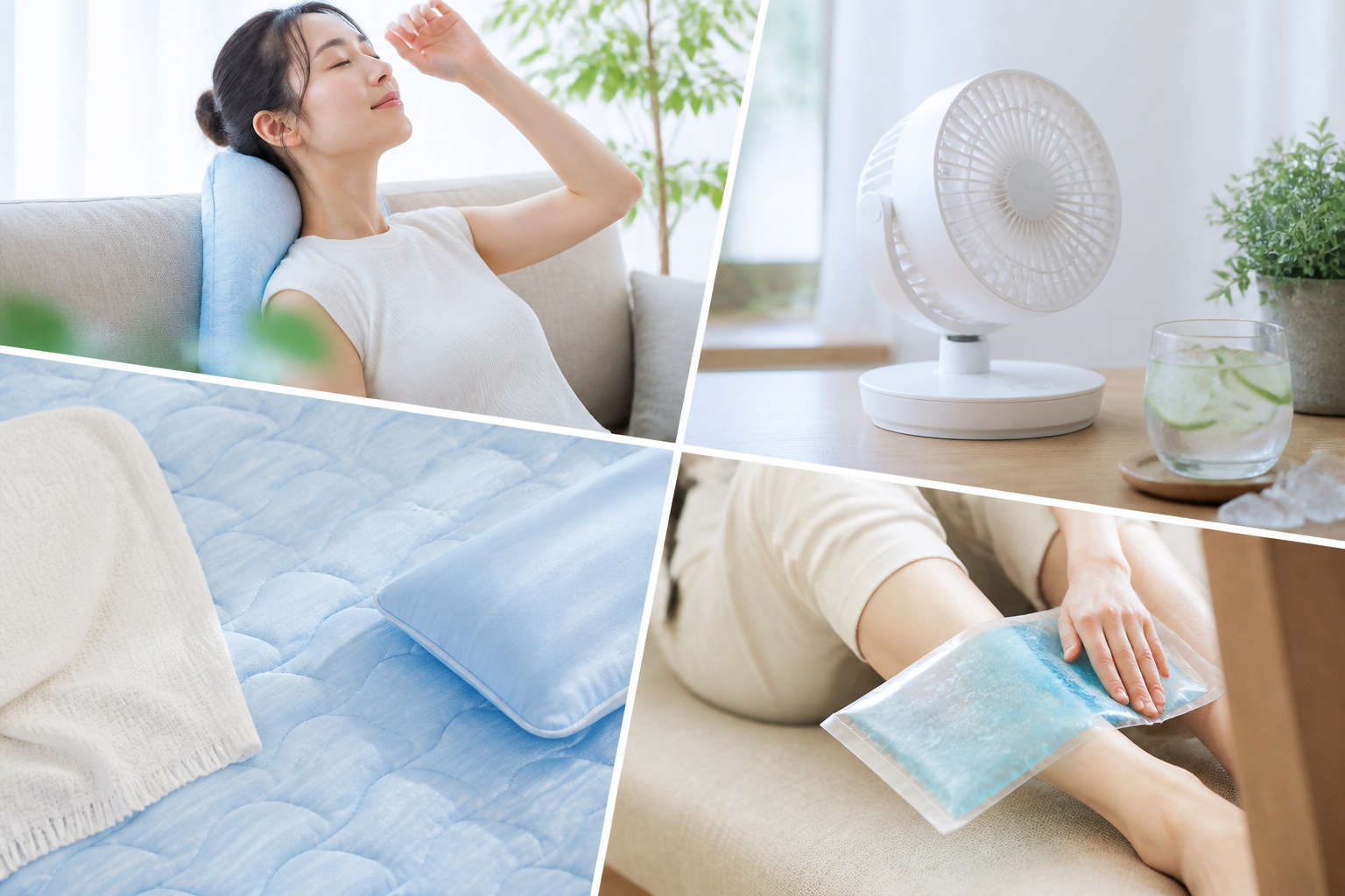 暑さ対策は「シーン別に使い分ける」のが効果的！