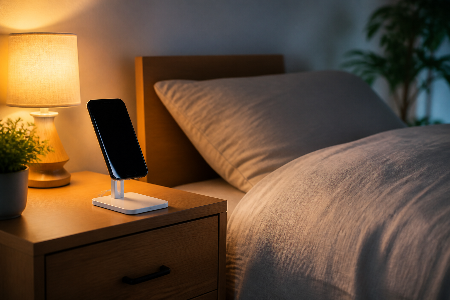 なぜ寝室に専用のスマホ置き場が必要なのか？