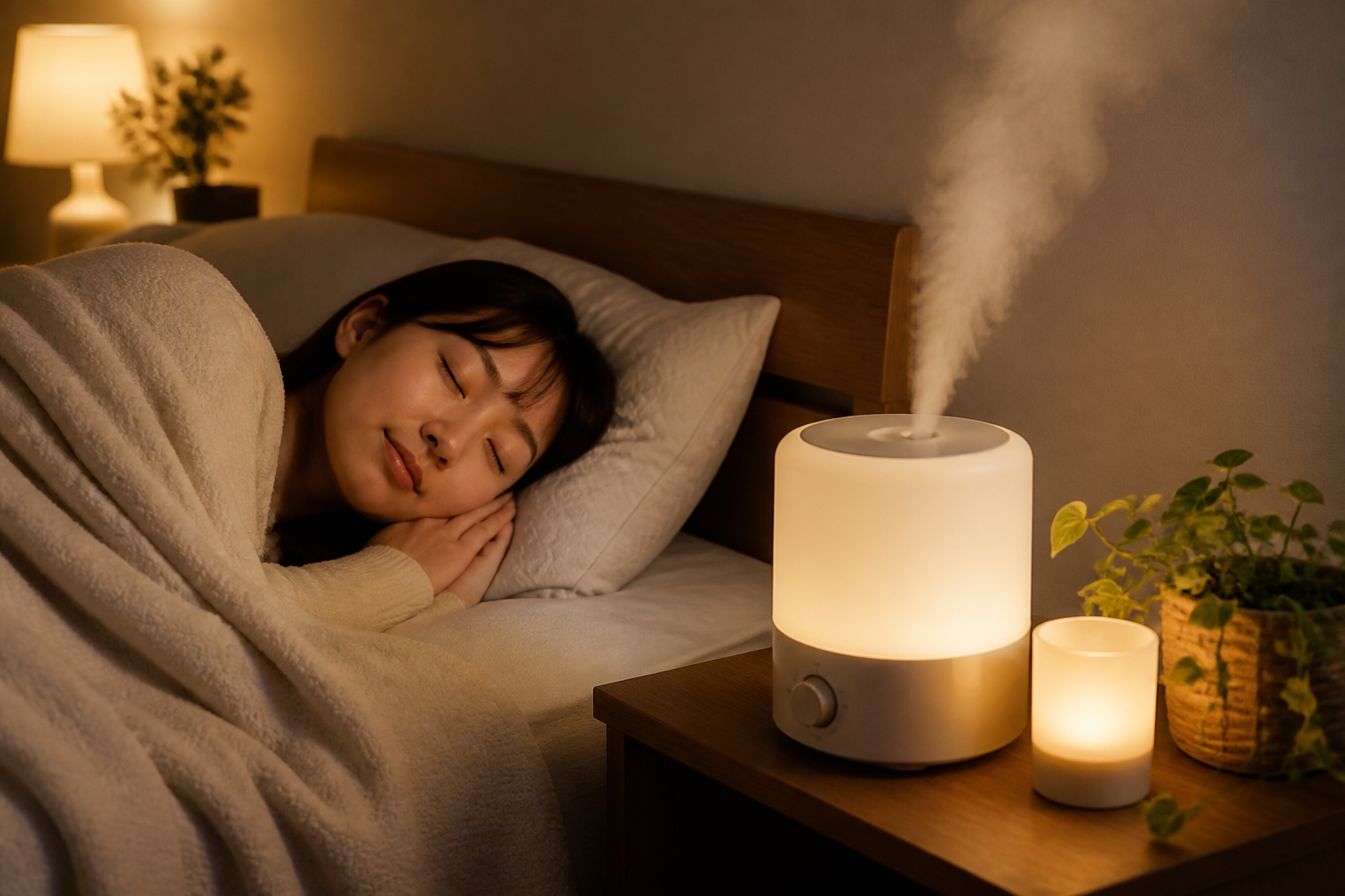 寝室全体の加湿ではなく局所加湿がいいの?