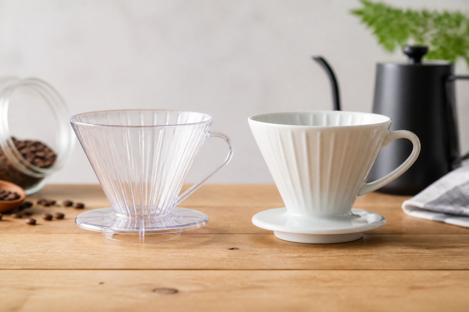 初心者さんにはプラスチック!こだわり派さんには陶器がおすすめです!