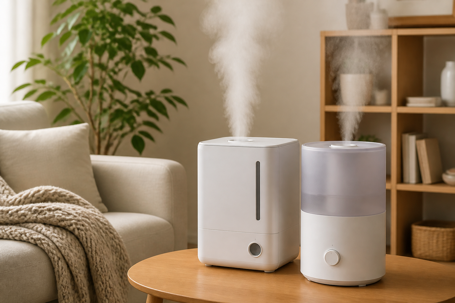 加熱式加湿器と超音波式加湿器の違いって何?